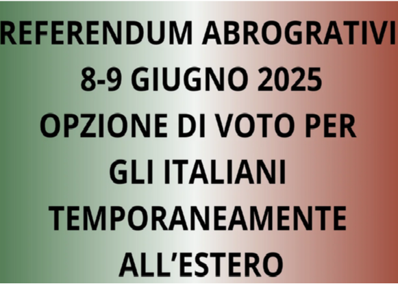 Immagine: Avviso per cittadini elettori temporaneamente all' estero