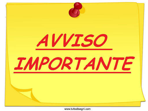 Immagine: AVVISO